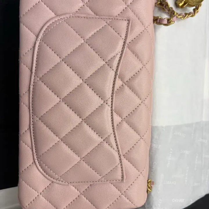 [BUNJANG] Chanel Classic New Mini Bag (Pink) / 샤넬 클래식 뉴미니 골드볼 핑크