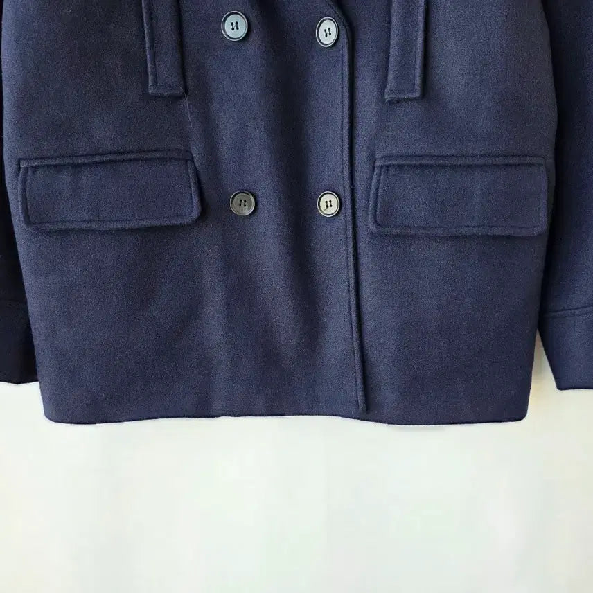 [BUNJANG] Navy Pea Coat Jacket / 66-77)네이비 피코트 자켓/새제품