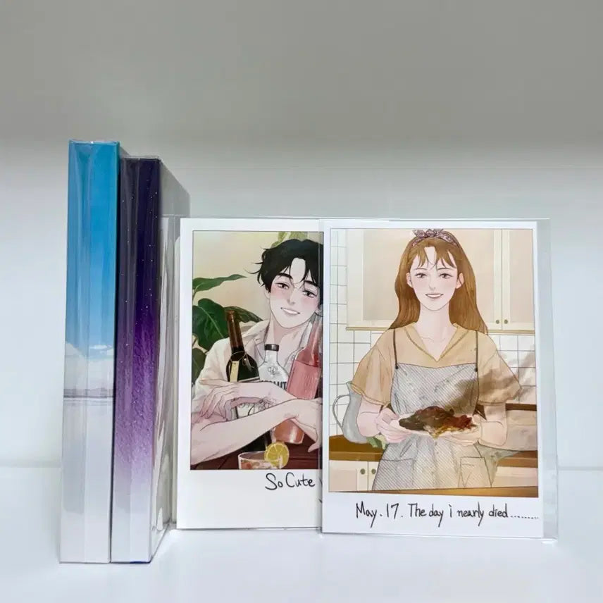 [BUNJANG] Winter Woods Hardcover Notebook Bundle Set / 윈터우즈 양장노트 2권 단행본 초판 특전 엽서 포함