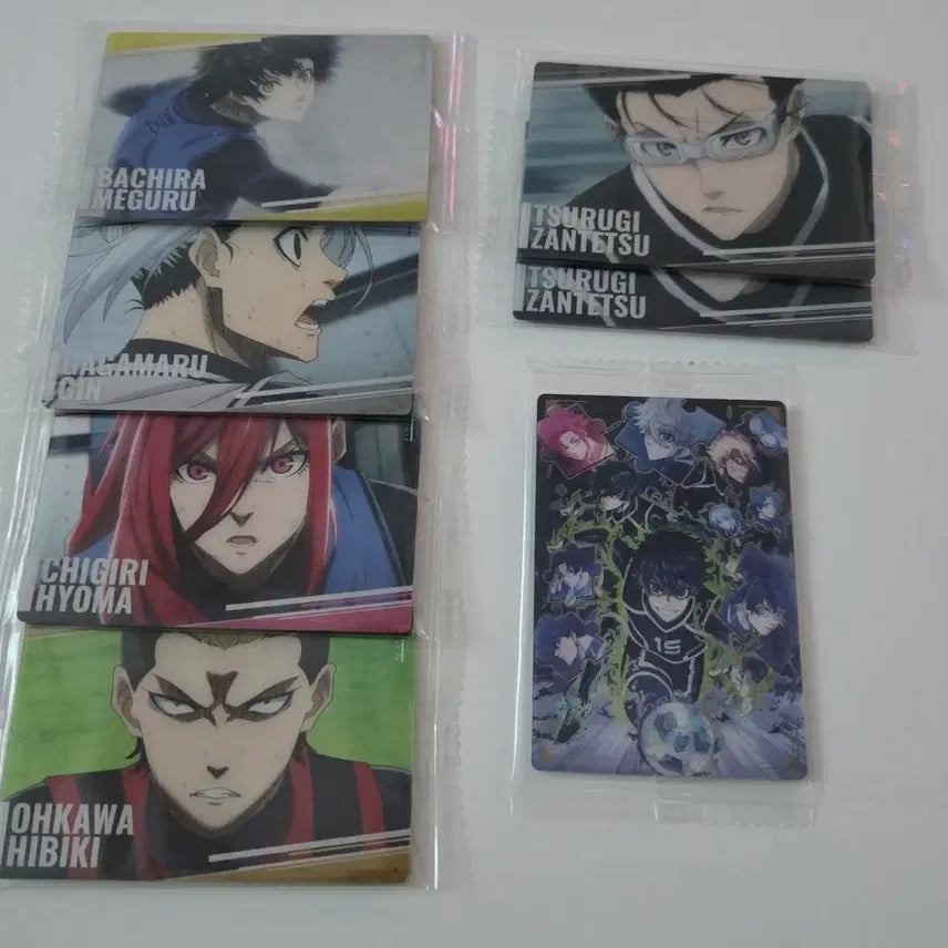 [BUNJANG] Blue Lock Batch 4 Cards / Bachira Chigiri Bundle Set / (일괄) 블루록 웨하스 카드 4탄 / 바치라 치기리