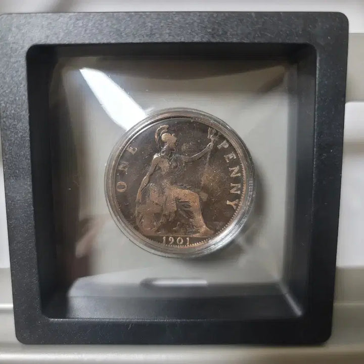 [BUNJANG] 1901 British Penny Coin Antique Coin / 1901년 영국 페니 동전 오래된 고전주화.옛날화폐