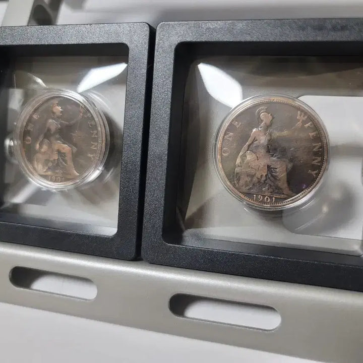 [BUNJANG] 1901 British Penny Coin Antique Coin / 1901년 영국 페니 동전 오래된 고전주화.옛날화폐