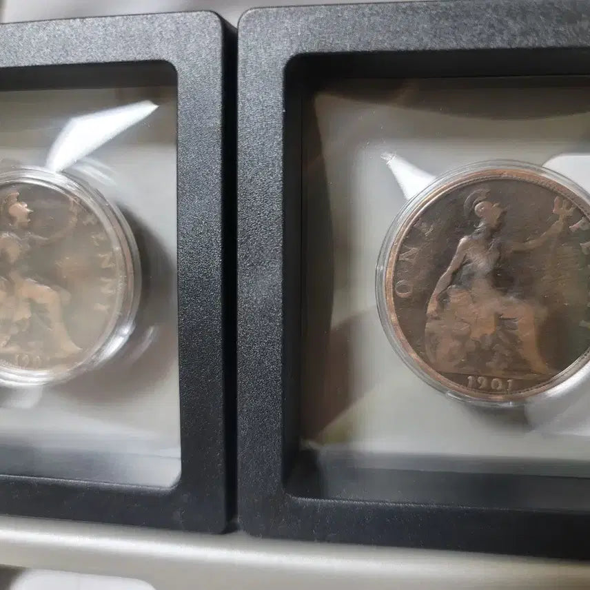 [BUNJANG] 1901 British Penny Coin Antique Coin / 1901년 영국 페니 동전 오래된 고전주화.옛날화폐