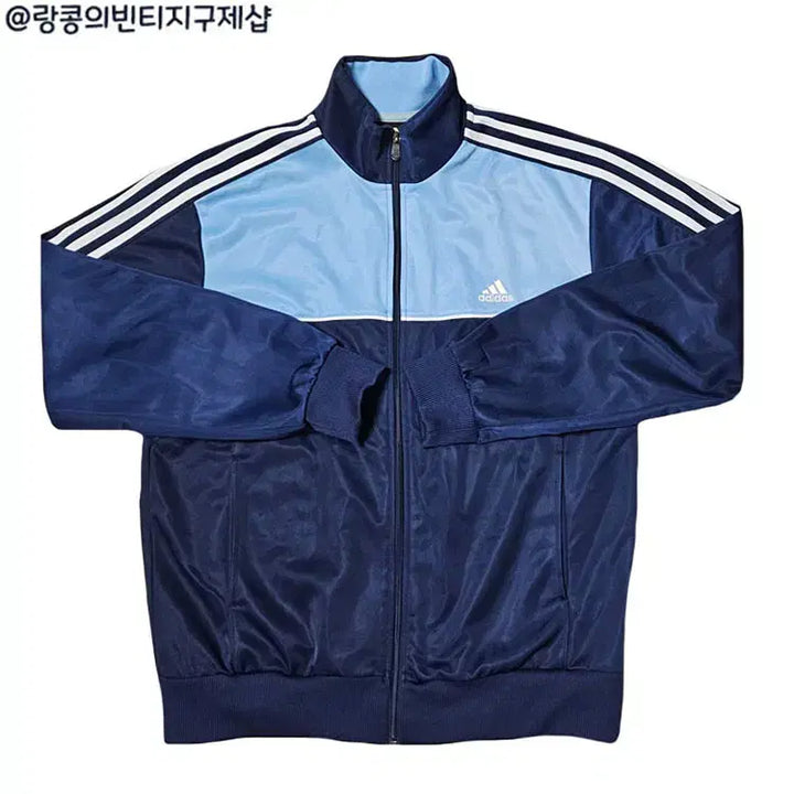 [BUNJANG] Adidas Vintage Street Big Logo Jersey Jacket / 아디다스 빈티지 스트릿 빅로고 져지 자켓