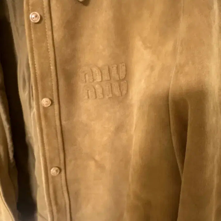 [BUNJANG] MIU MIU Suede Jacket Brown / 미우미우 스웨이드 자켓 브라운