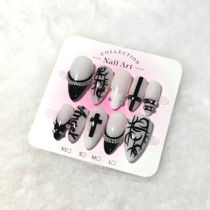 [BUNJANG] Custom Made Matcha Nail Tips Set / 수제네일팁 주문 제작 받습니다 :)