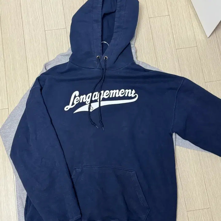 [BUNJANG] Navy Hoodie / 네이비 후드