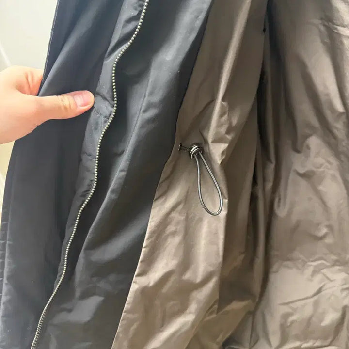 [BUNJANG] Black Fox Fur Padded Jacket / sjsj 폭스퍼 블랙 패딩