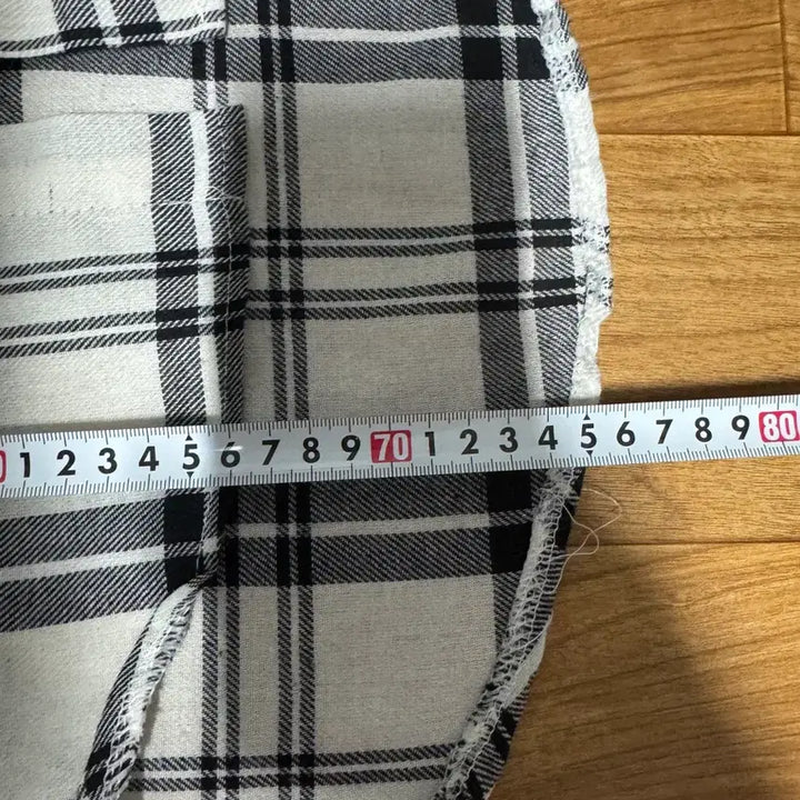 [BUNJANG] Black and White Checkered Shirt / 화이트 블랙 체크 셔츠