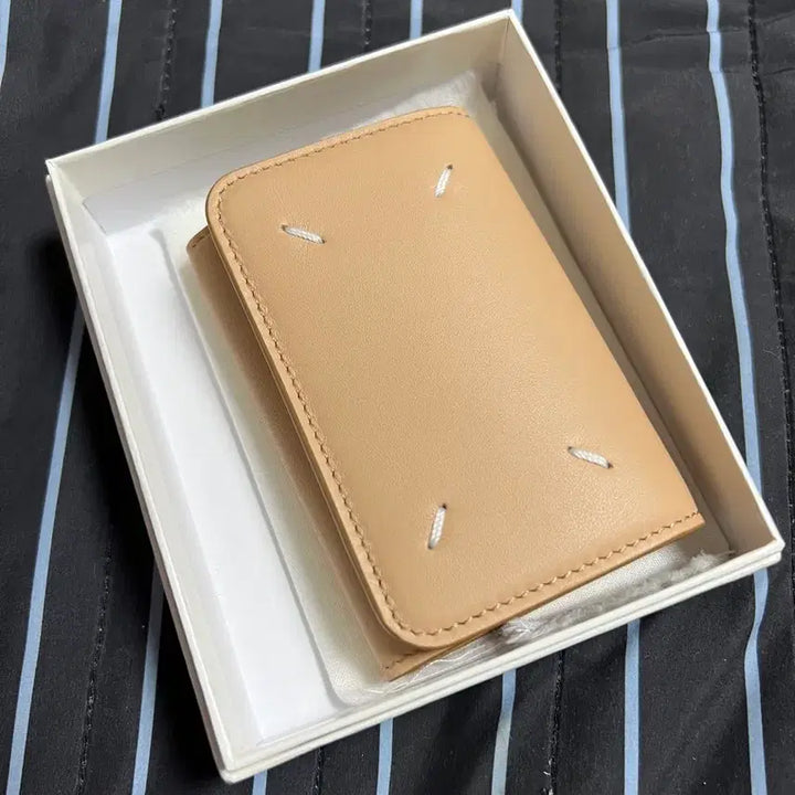 [BUNJANG] Maison Margiela Card Wallet / 마르지엘라 카드지갑 베이지 새상품