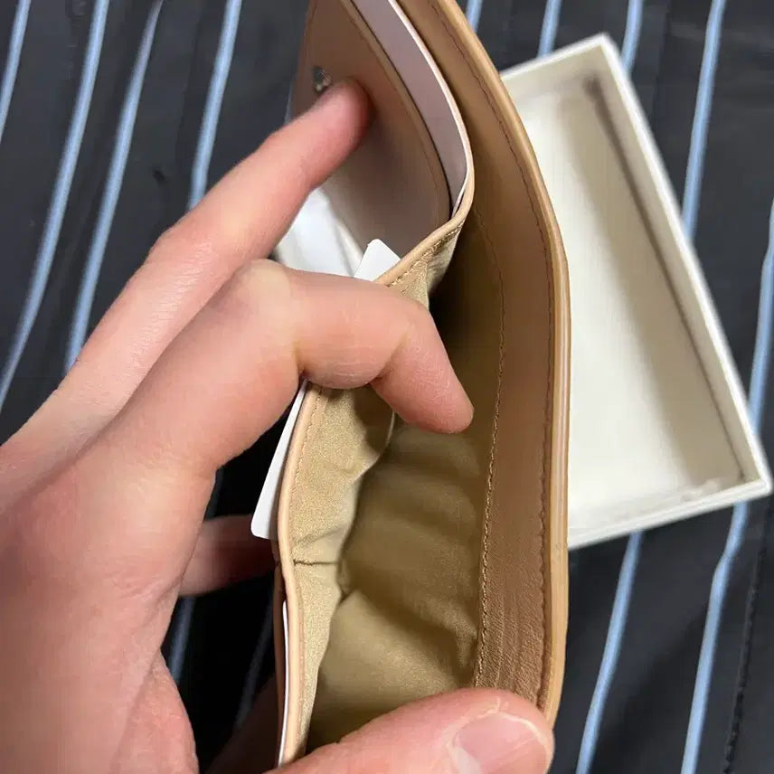 [BUNJANG] Maison Margiela Card Wallet / 마르지엘라 카드지갑 베이지 새상품