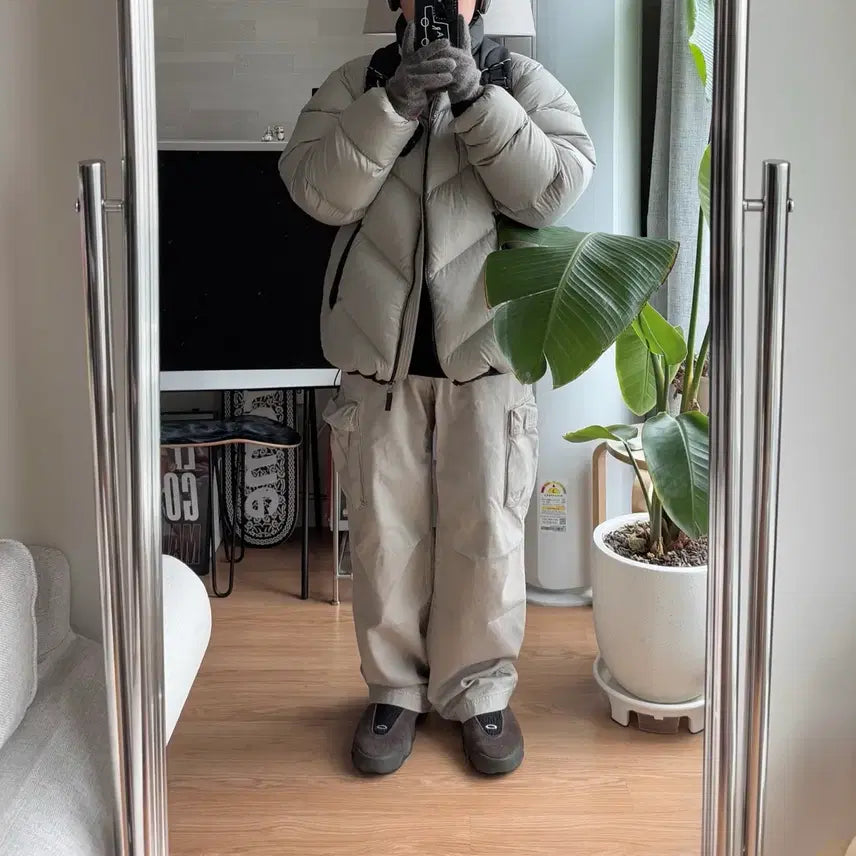 [BUNJANG] North Face Japan Ascent Padded Jacket / 노스페이스 재팬 어센트 패딩 XXL 클레이 그레이