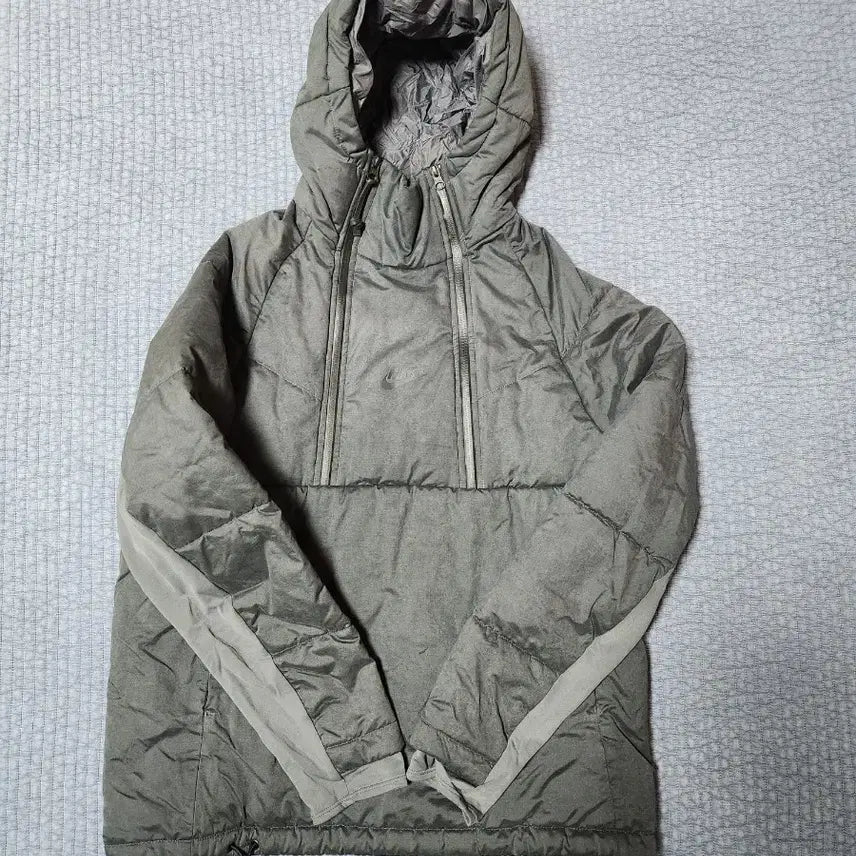 [BUNJANG] Nike NSW Tech Pack Padded Anorak Jacket - Gray (Size M) / 나이키 NSW 테크팩 패딩 아노락 필 자켓 진회색m사이즈 팔아요