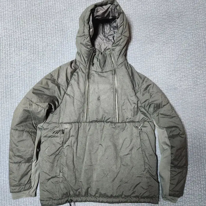 [BUNJANG] Nike NSW Tech Pack Padded Anorak Jacket - Gray (Size M) / 나이키 NSW 테크팩 패딩 아노락 필 자켓 진회색m사이즈 팔아요
