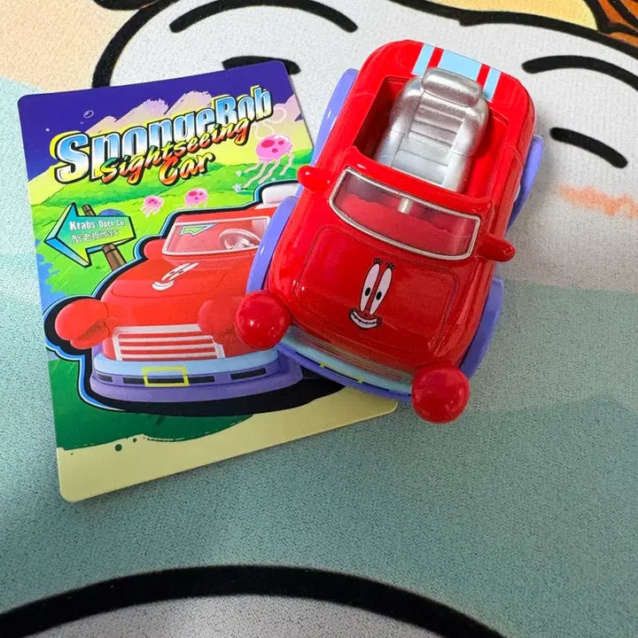 [BUNJANG] Pop Mart Spongebob Mr. Krabs Figure / 팝마트 스폰지밥 자동차 시리즈 집게사장 피규어