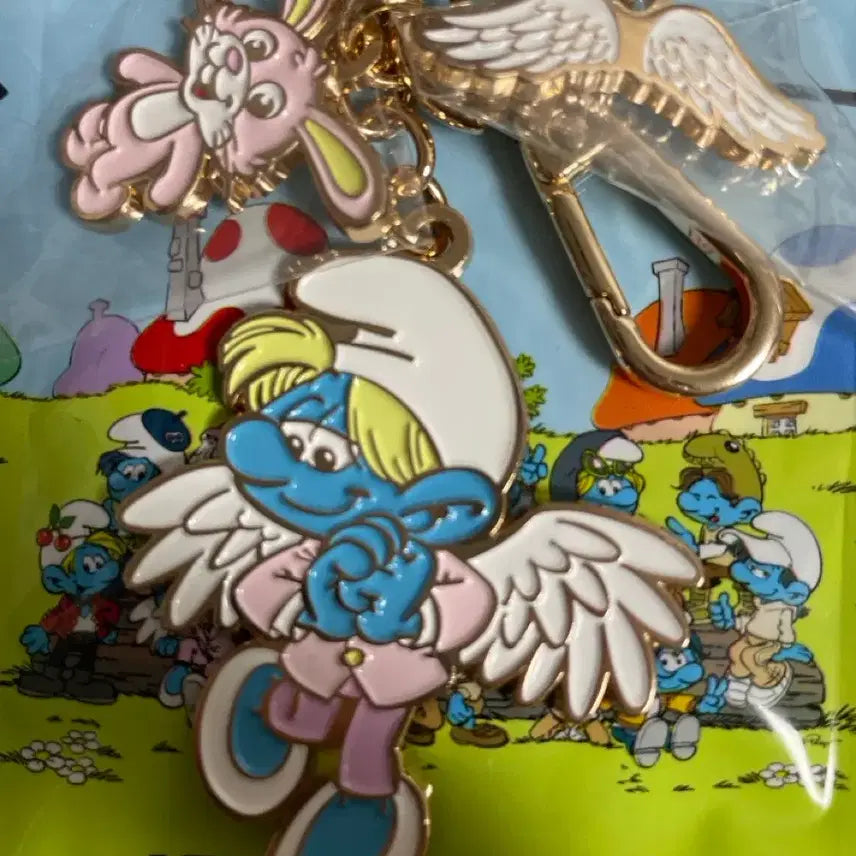 [BUNJANG] Seventeen Jeonghan Smurf Keyring / 세븐틴 스머프 키링 정한