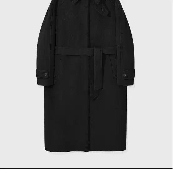 [BUNJANG] KIIMUIR Long Coat Black / <반값>키뮤어 롱코트 블랙