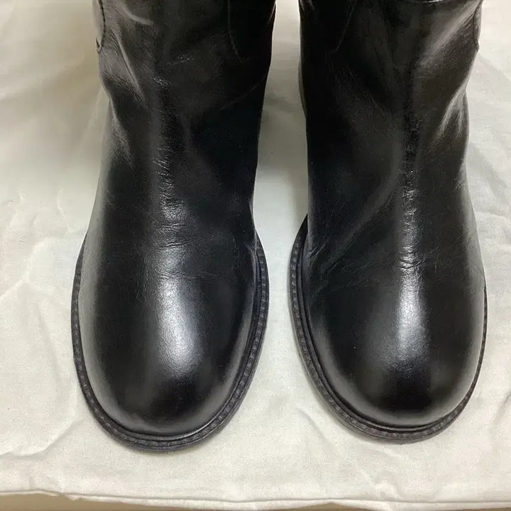 [BUNJANG] HOS Mid Boots Black / 호와스 Mid Boots Black