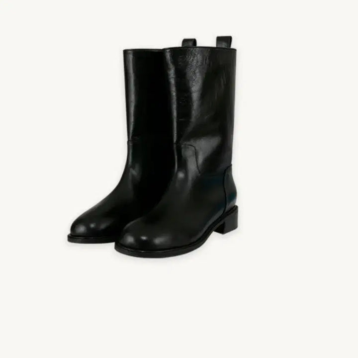 [BUNJANG] HOS Mid Boots Black / 호와스 Mid Boots Black