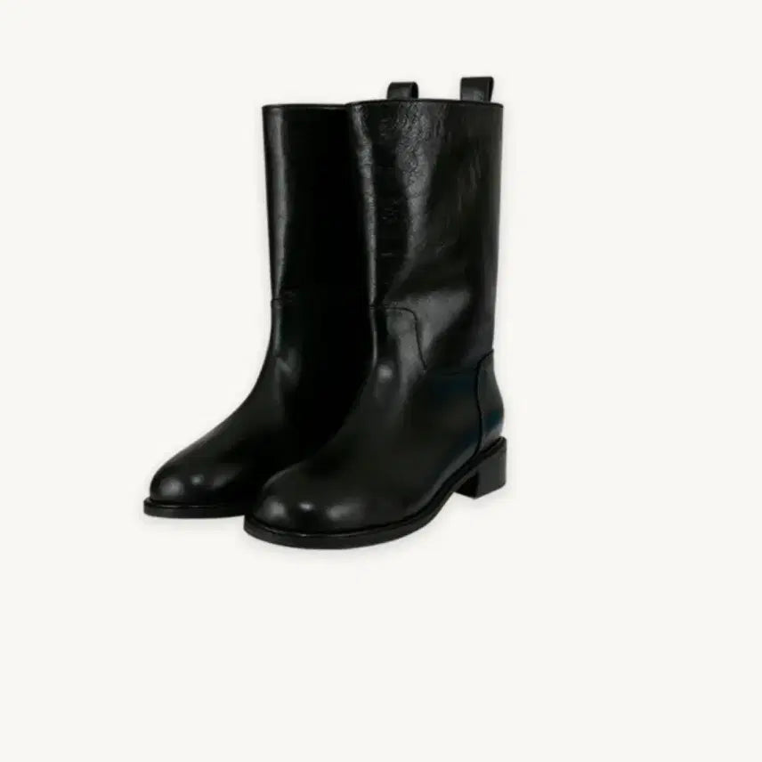[BUNJANG] HOS Mid Boots Black / 호와스 Mid Boots Black