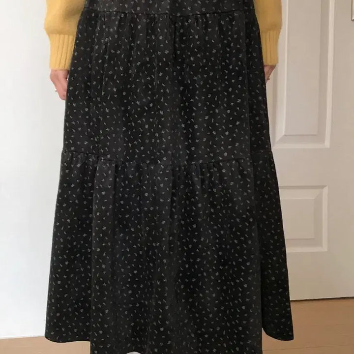 [BUNJANG] Unbranded Velvet Floral Winter Long Skirt Bundle Set / [ 3벌 일괄 새상품 ]에겐 벨벳 잔꽃 겨울 롱스커트