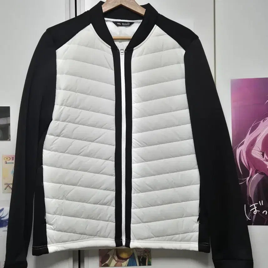 [BUNJANG] Unused Lightweight Color Block Padded Jacket / [미사용] 배색 디자인 경량패딩 스포츠 패딩 자켓