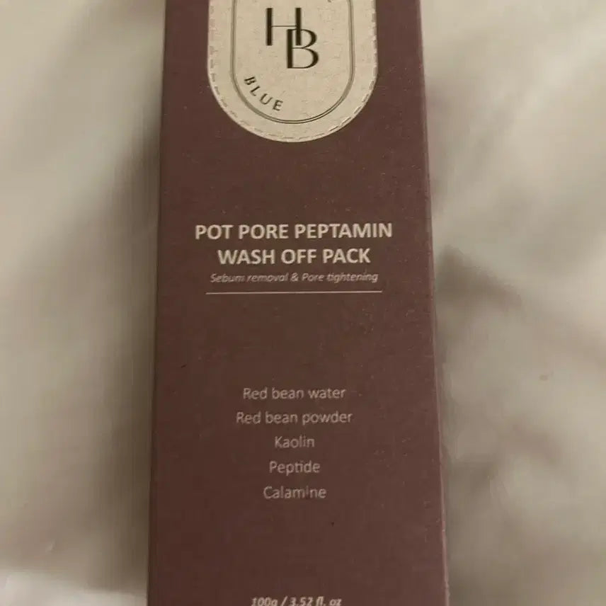 [BUNJANG] Heavblue Pat Pore Wash Off Pack / [새상품] 헤브블루 팥 포어 워시오프 팩