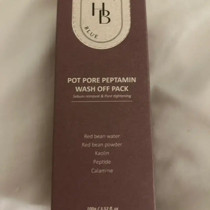 [BUNJANG] Heavblue Pat Pore Wash Off Pack / [새상품] 헤브블루 팥 포어 워시오프 팩