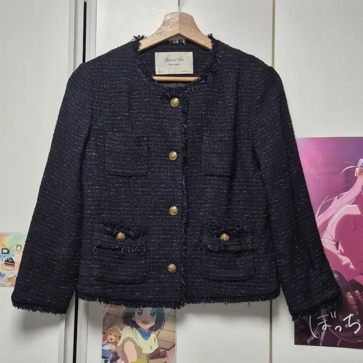 [BUNJANG] Vintage Tweed Jacket / 일본 빈티지 트위드 자켓 정장 여성의류 벼룩 긴팔