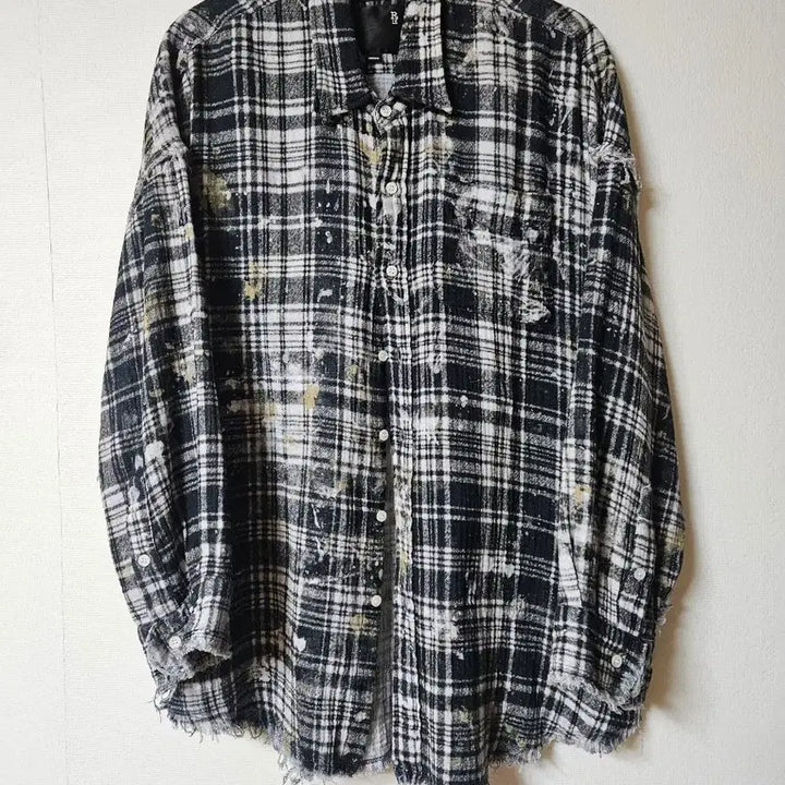 [SOLD OUT] R13 페인티드 체크셔츠 M사이즈