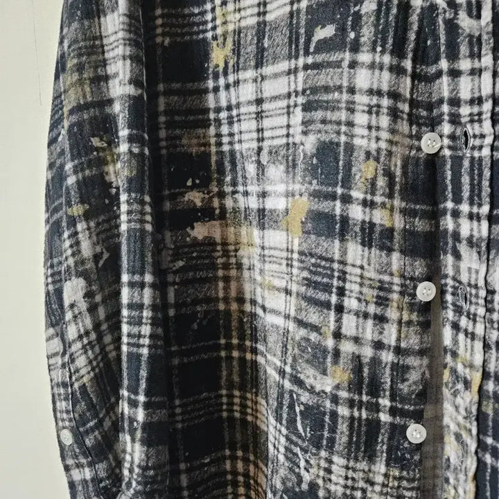 [SOLD OUT] R13 페인티드 체크셔츠 M사이즈