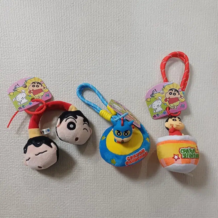 [BUNJANG] Crayon Shin-chan Character Keyring / (새상품) 짱구 인형 키링/헤드셋 라면 우주선