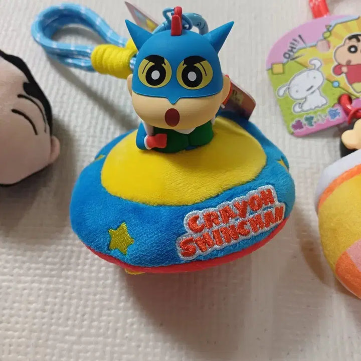 [BUNJANG] Crayon Shin-chan Character Keyring / (새상품) 짱구 인형 키링/헤드셋 라면 우주선