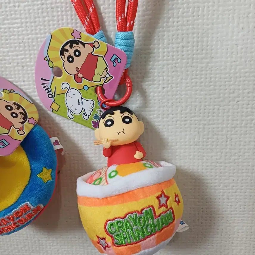 [BUNJANG] Crayon Shin-chan Character Keyring / (새상품) 짱구 인형 키링/헤드셋 라면 우주선