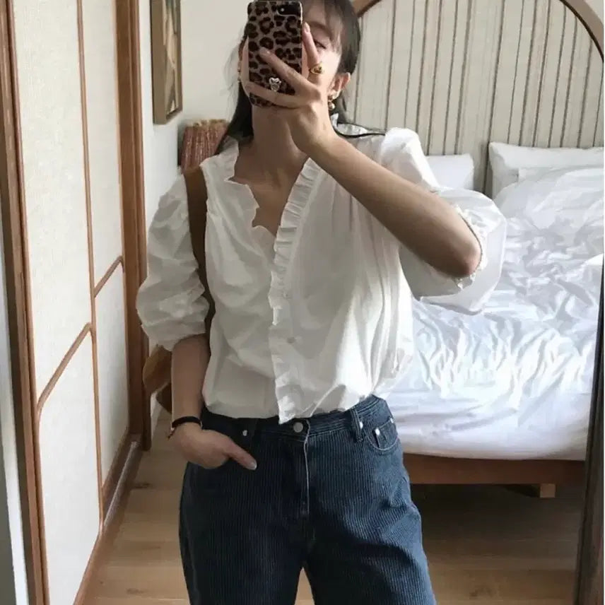 [BUNJANG] Archive J2U Blouse / 아카이브제이투유 블라우스