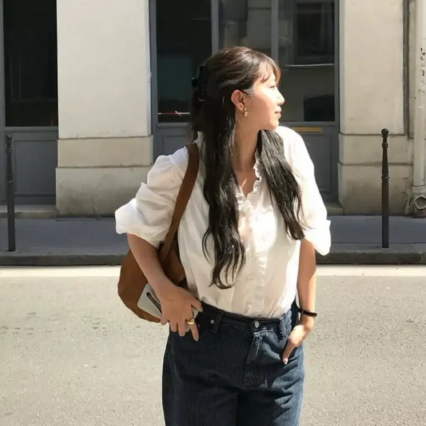 [BUNJANG] Archive J2U Blouse / 아카이브제이투유 블라우스