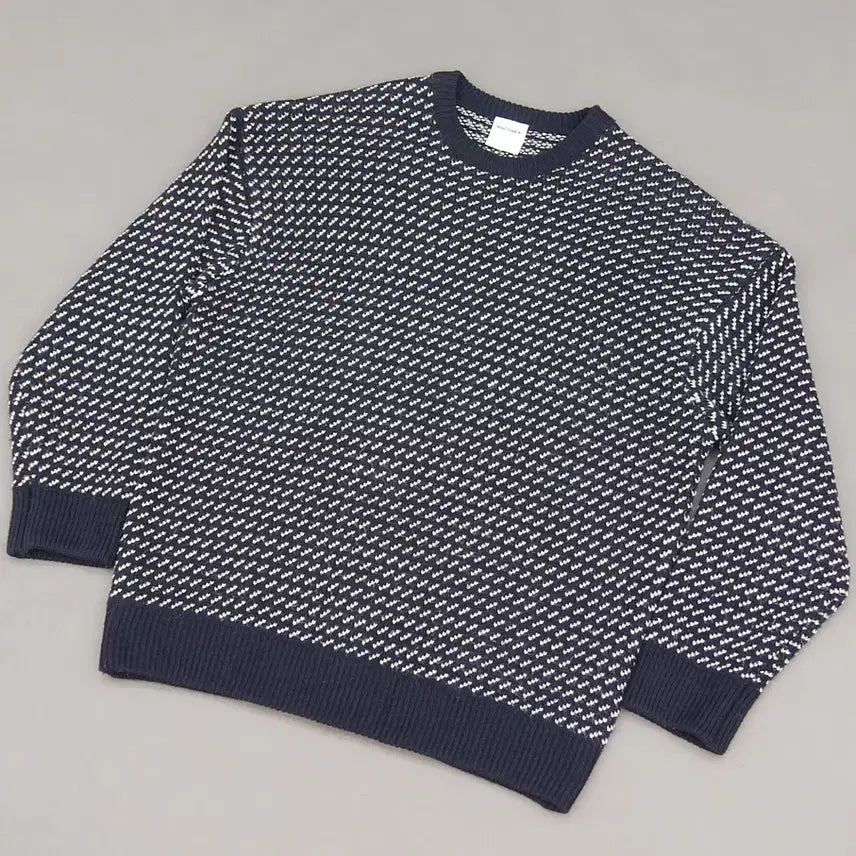 [BUNJANG] MACOBER Freaks Store Birdseye Knit Pullover Sweater / MACOBER 프릭스스토어&마코버 별주 버드아이 니트풀오버스웨터F~105