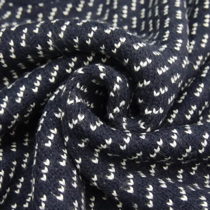 [BUNJANG] MACOBER Freaks Store Birdseye Knit Pullover Sweater / MACOBER 프릭스스토어&마코버 별주 버드아이 니트풀오버스웨터F~105