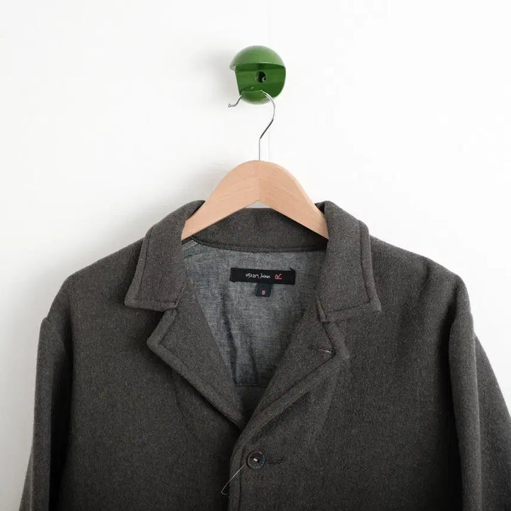 [BUNJANG] 45RPM Leather Button Wool Jacket / 45rpm 레더 버튼 울 자켓 5(105)사이즈