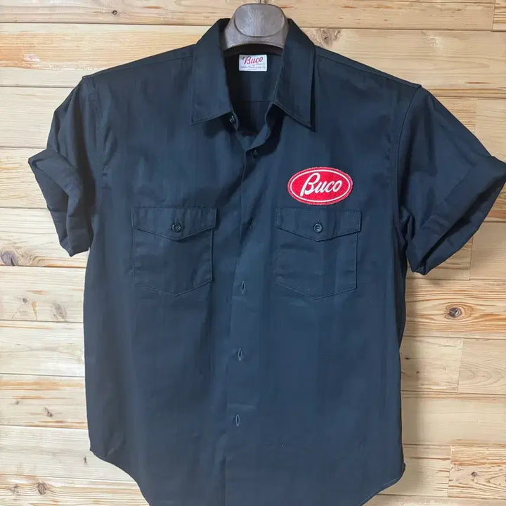 [BUNJANG] Buco HBT Pin-up Girl Short Sleeve Work Shirt / 부코 HBT 핀업걸 반팔 워크 셔츠 XL~XXL