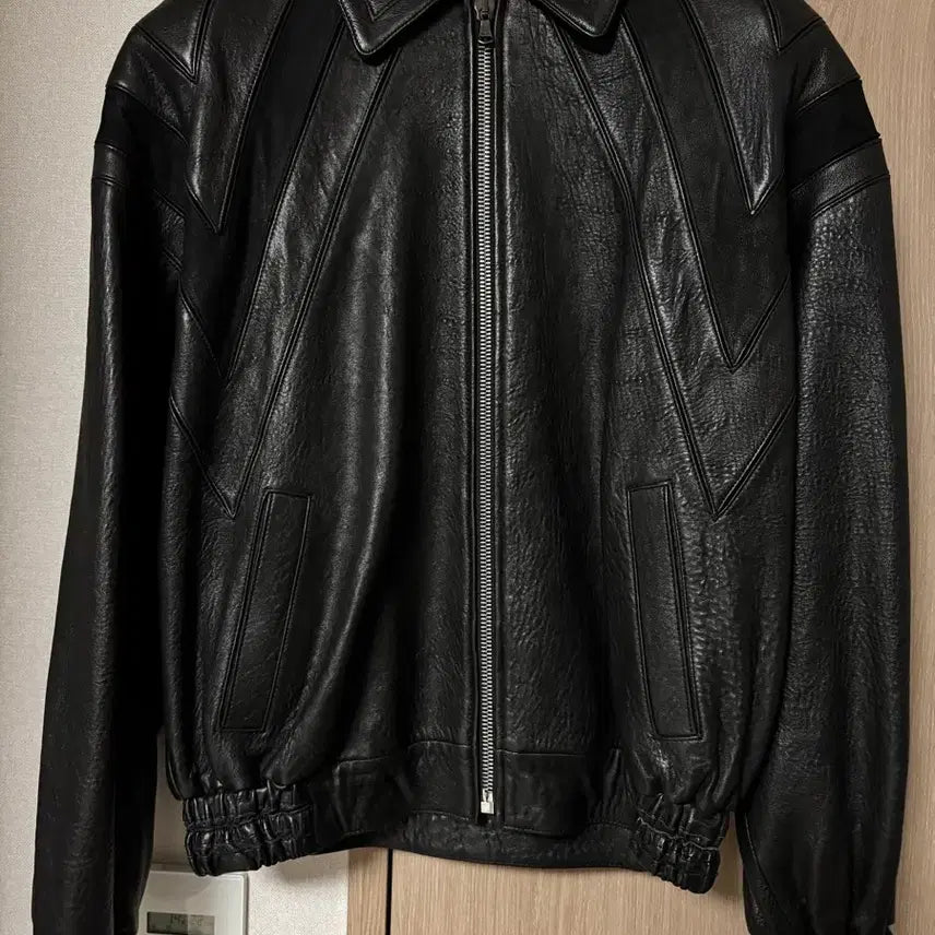 [BUNJANG] RECTO Lucas Leather Jacket M / 렉토 루카스 레더 자켓 M
