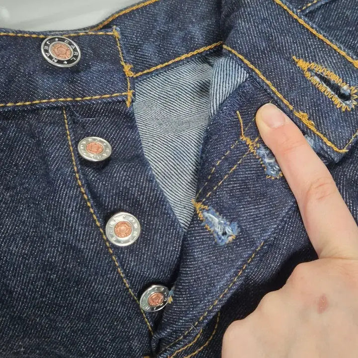 [BUNJANG] Vintage Denim Midi Skirt / 일본 빈티지 데님 미디 스커트_ H라인 진청 여성의류 벼룩