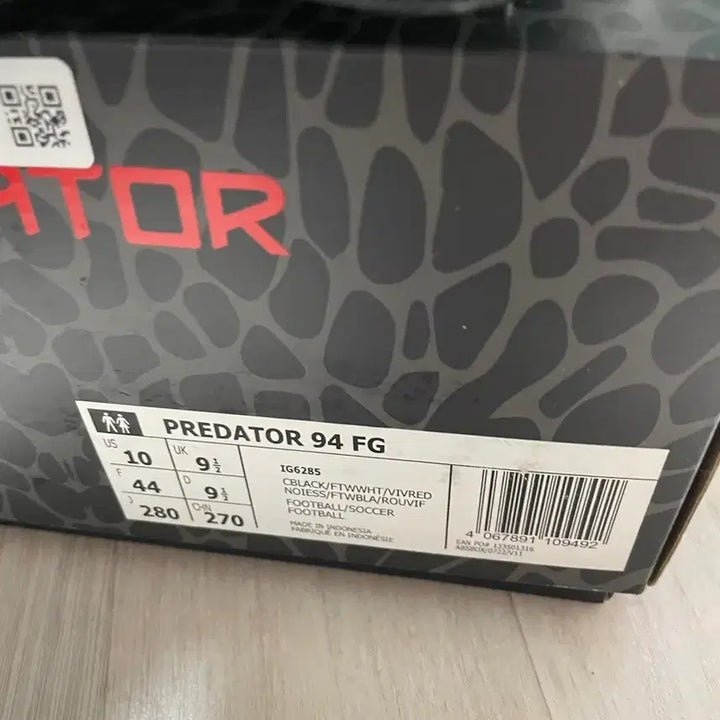 [BUNJANG] Adidas Predator 94 FG Soccer Cleats / 프레데터 94 FG 축구화 280