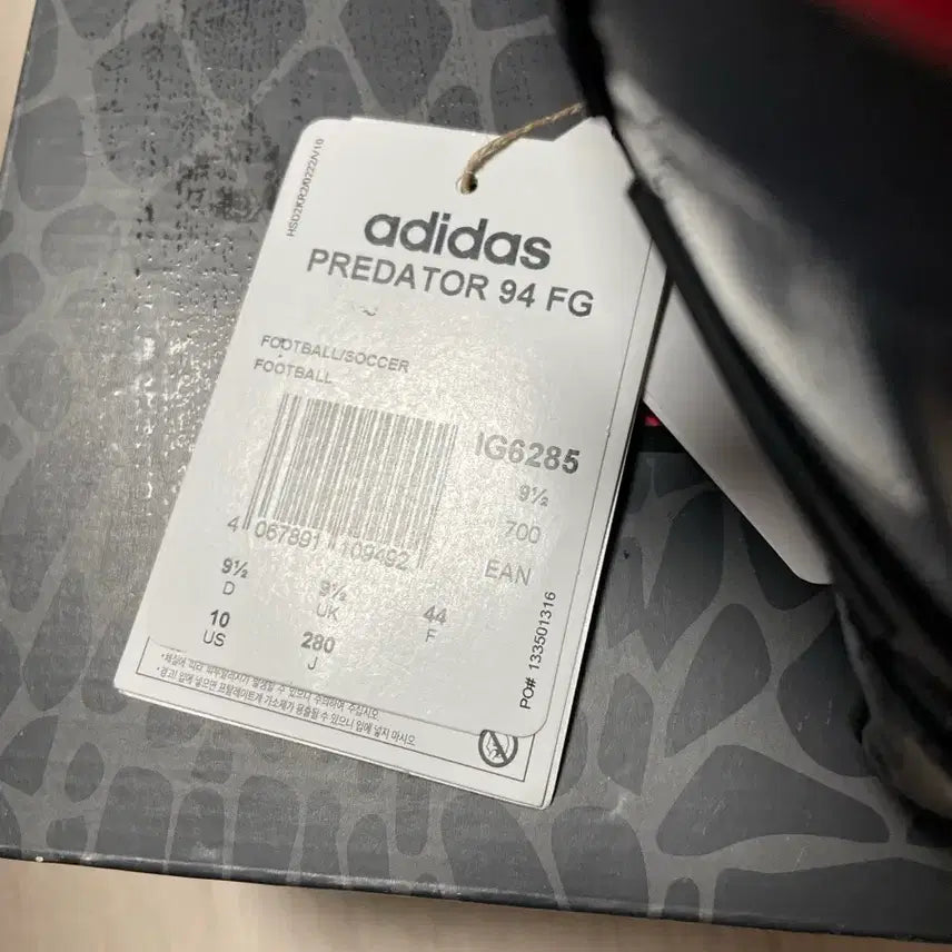 [BUNJANG] Adidas Predator 94 FG Soccer Cleats / 프레데터 94 FG 축구화 280