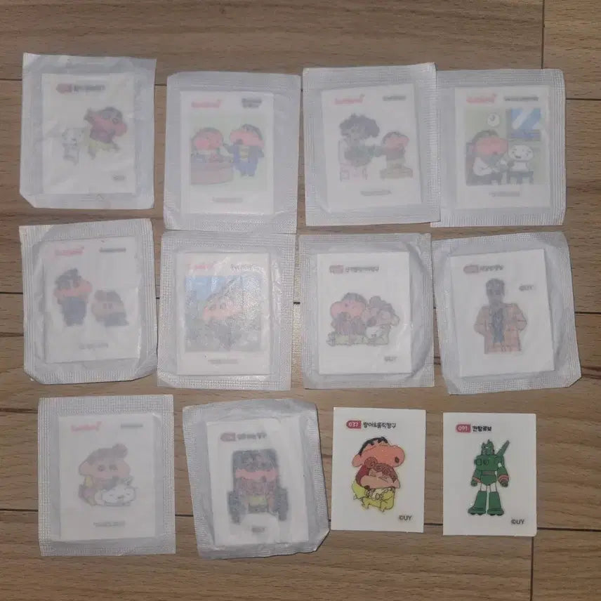 [BUNJANG] Crayon Shin-chan Sticker Bundle Set / 짱구 띠부씰 일괄