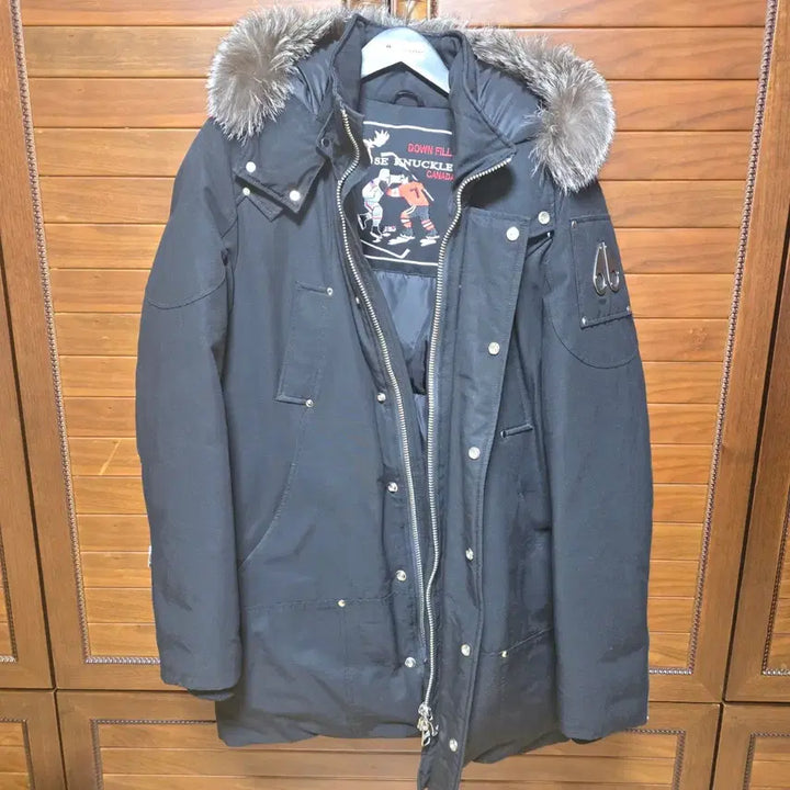 [BUNJANG] Moose Knuckles Stirling Black Fox Fur Padded Jacket L / 무스너클 스틸링 블랙 폭스퍼 패딩 L