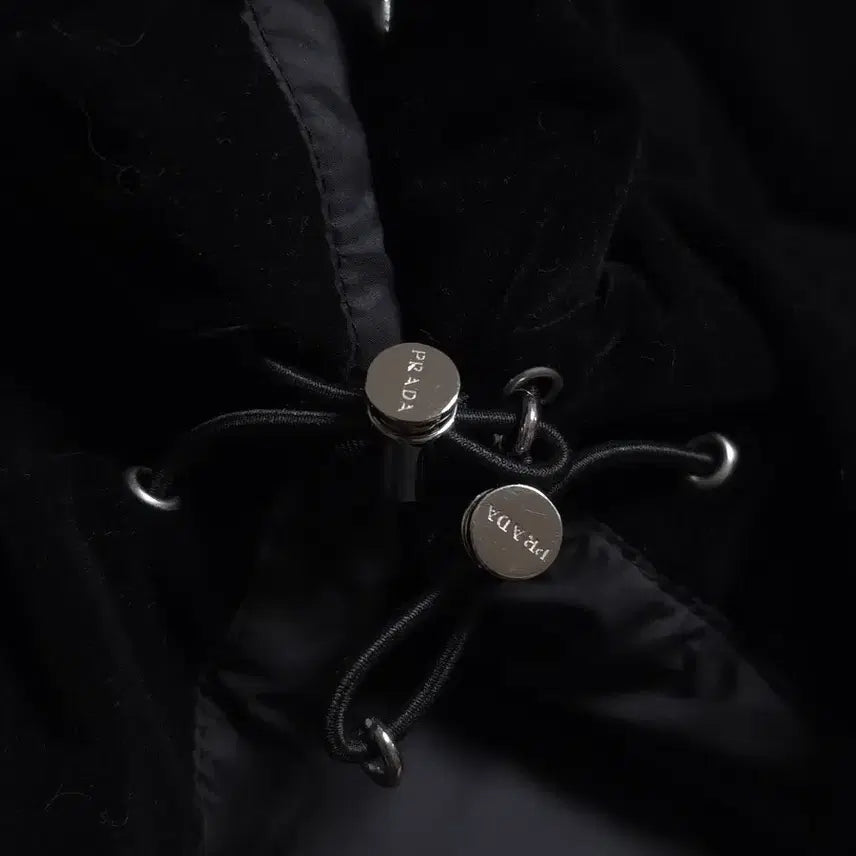 [BUNJANG] Prada Velvet Padded Jacket / [L] 프라다 벨벳 패딩 블랙(SGC407)