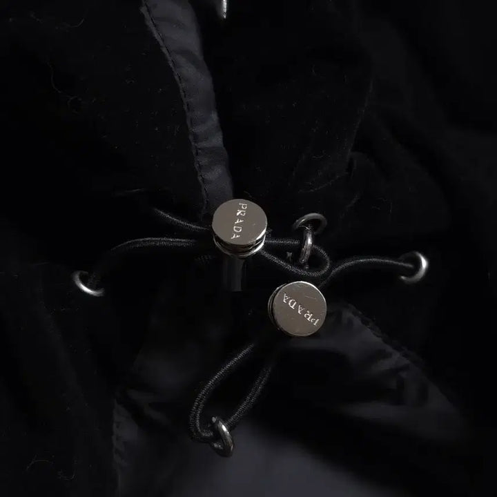 [BUNJANG] Prada Velvet Padded Jacket / [L] 프라다 벨벳 패딩 블랙(SGC407)