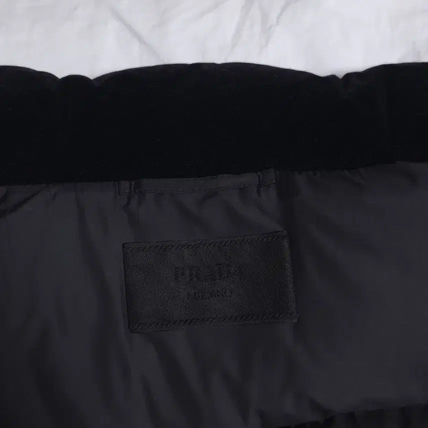 [BUNJANG] Prada Velvet Padded Jacket / [L] 프라다 벨벳 패딩 블랙(SGC407)