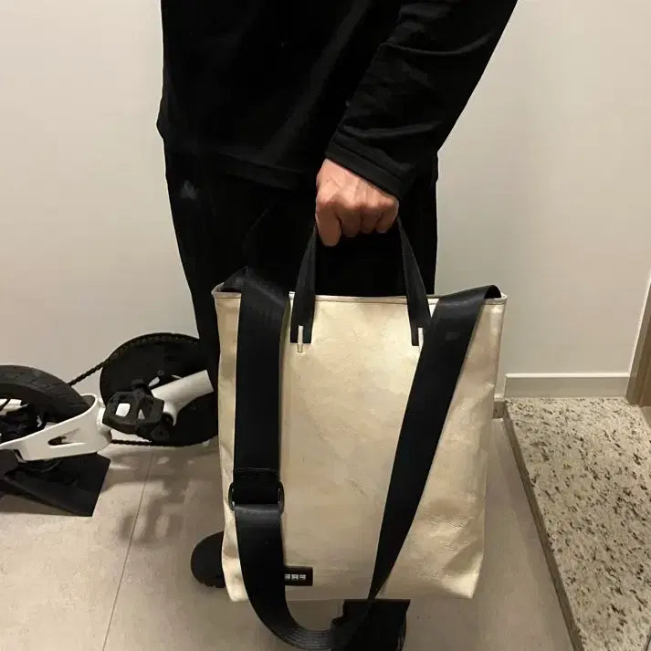 [BUNJANG] Freitag Leland Ivory Shoulder Bag / (땡처리)프라이탁 리랜드 아이보리(민트택X)